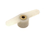 Nylon 3mm Straight Rudder Steering Arm for RC Boat (r=30mm)