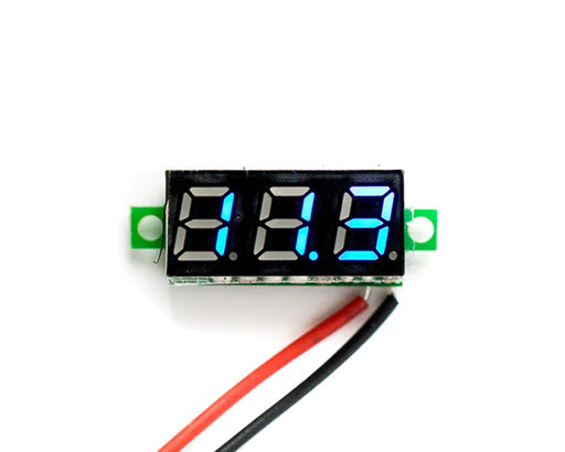 Precision Voltmeter Color LED Display 3.00V-30.0VDC