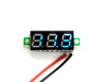 Precision Voltmeter Color LED Display 3.00V-30.0VDC