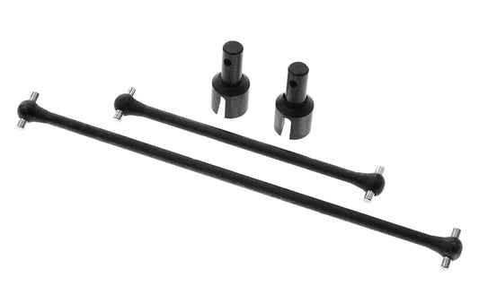 Steel Center Drive Shafts (2) for Traxxas 1/8 Sledge 4WD Monster Truck