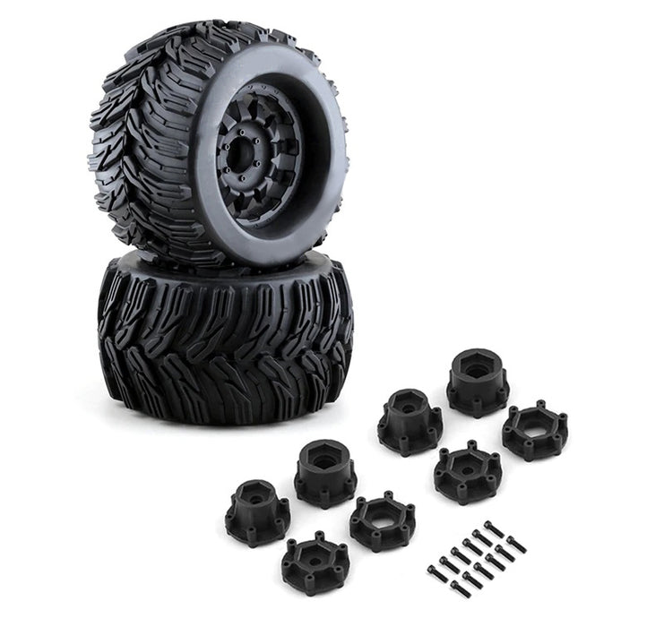 Tires, Wheels & Inserts MK21 Style w/ 14mm & 17mm Hex for 1/8 Size 2pcs OD=165mm