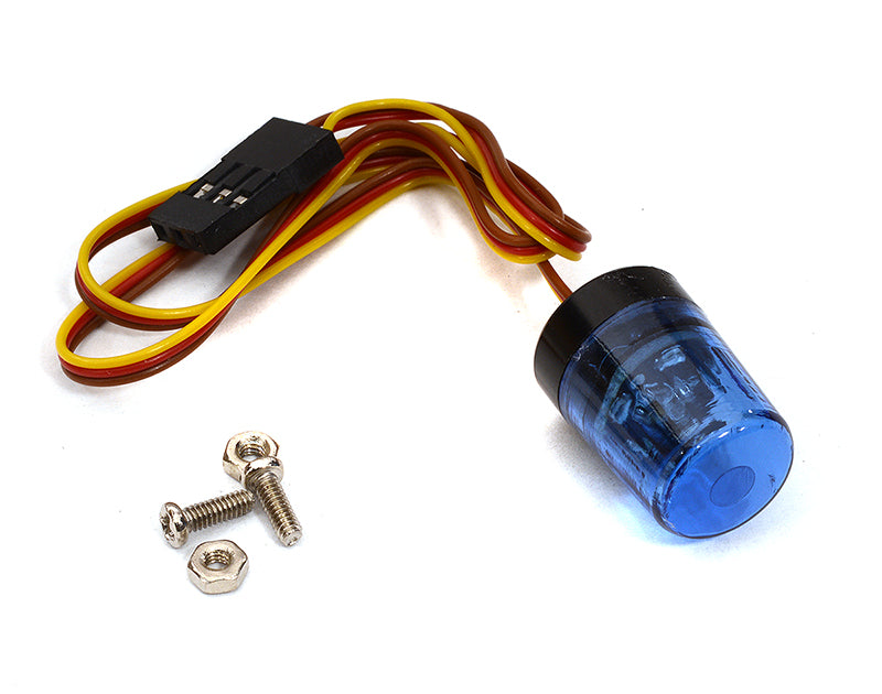 Realistic Roof Top Flashing Light LED 13x18mm Size Plastic Housing