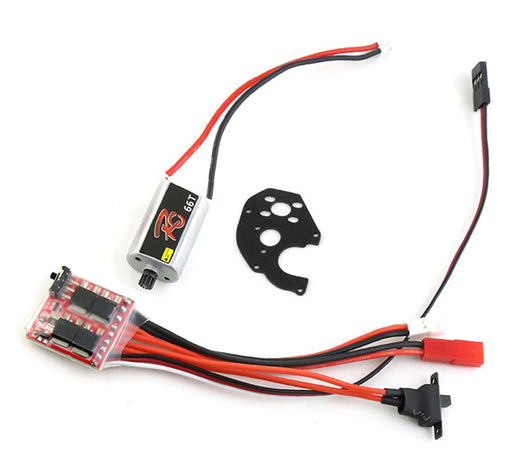 Motor Mount, Drive Motor & ESC Combo for Axial 1/24 SCX24 Rock Crawler