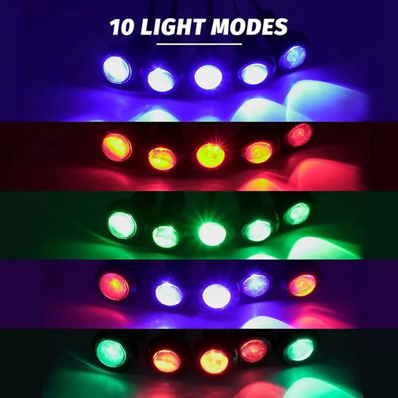Multicolor LED Light Kit for Traxxas 1/10 Scale Slash 2WD RC Truck
