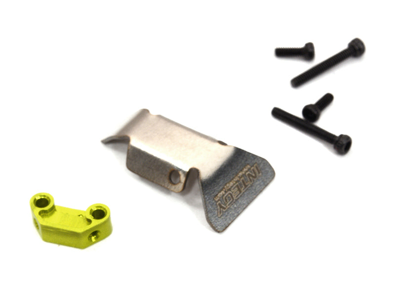 Alloy Machined F/R Skid Plate w/ Mount for Axial 1/24 SCX24