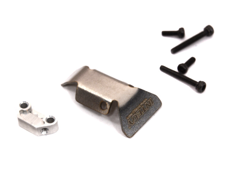 Alloy Machined F/R Skid Plate w/ Mount for Axial 1/24 SCX24
