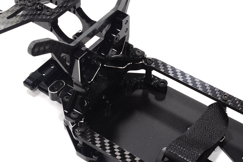 Alloy Chassis & Carbon Fiber Conversion Kit for Team Associated DR10 Drag