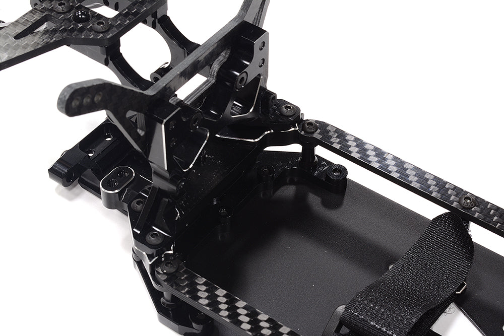 Alloy Chassis & Carbon Fiber Conversion Kit for Team Associated DR10 Drag