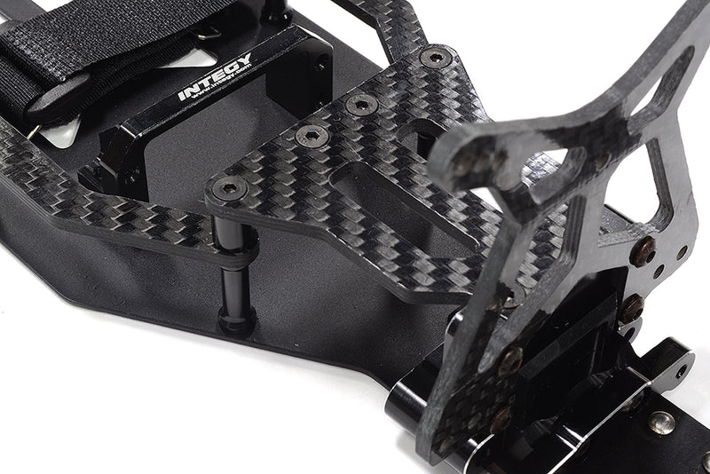 Alloy Chassis & Carbon Fiber Conversion Kit for Team Associated DR10 Drag | DR10 Drag Race Car RTR