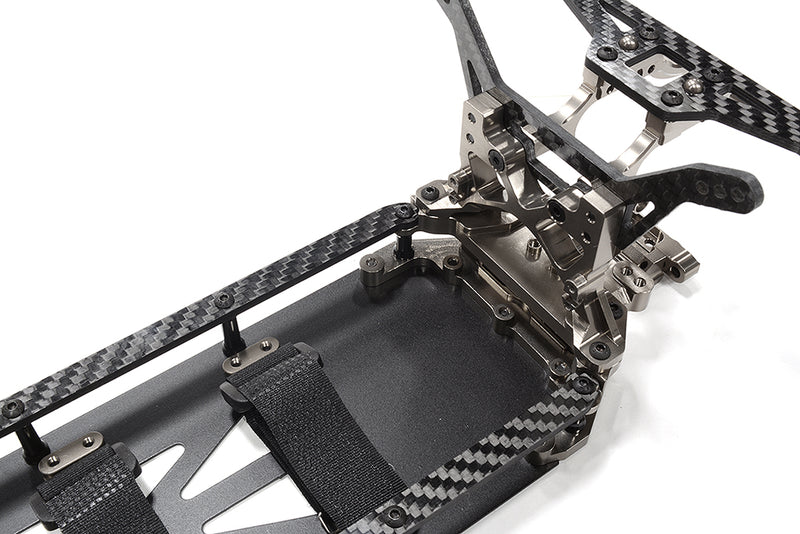 Alloy Chassis & Carbon Fiber Conversion Kit for Team Associated DR10 Drag
