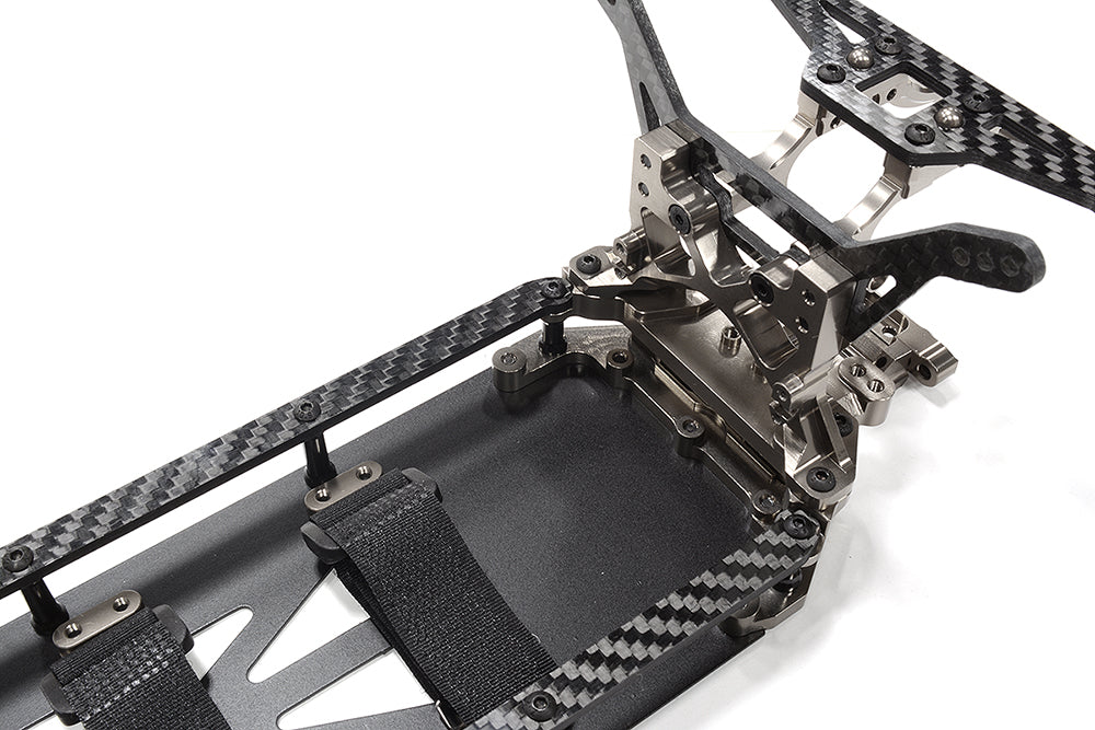 Alloy Chassis & Carbon Fiber Conversion Kit for Team Associated DR10 Drag