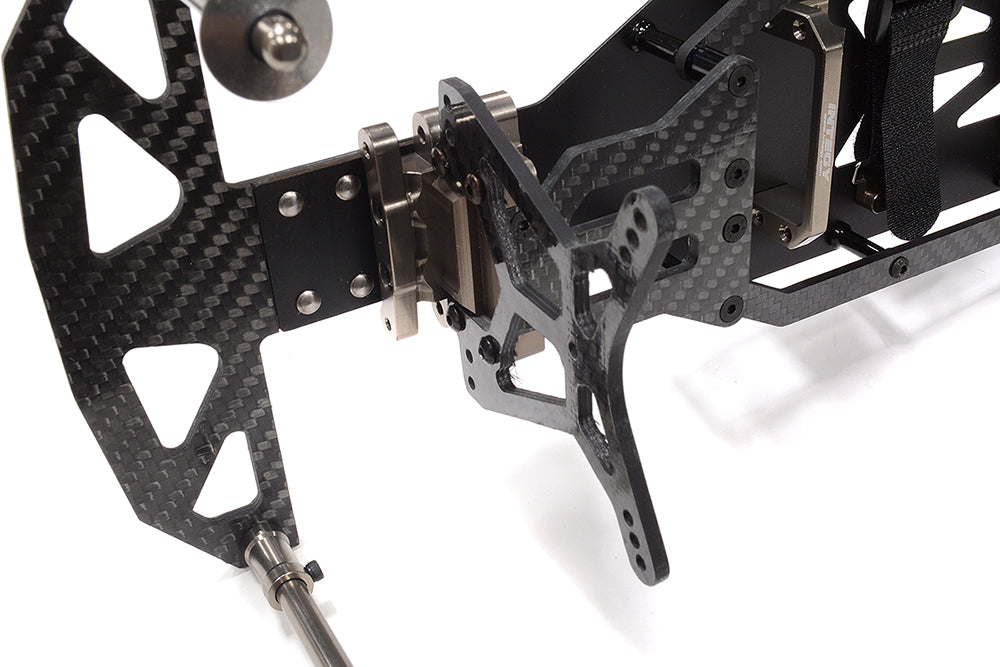 Alloy Chassis & Carbon Fiber Conversion Kit for Team Associated DR10 Drag