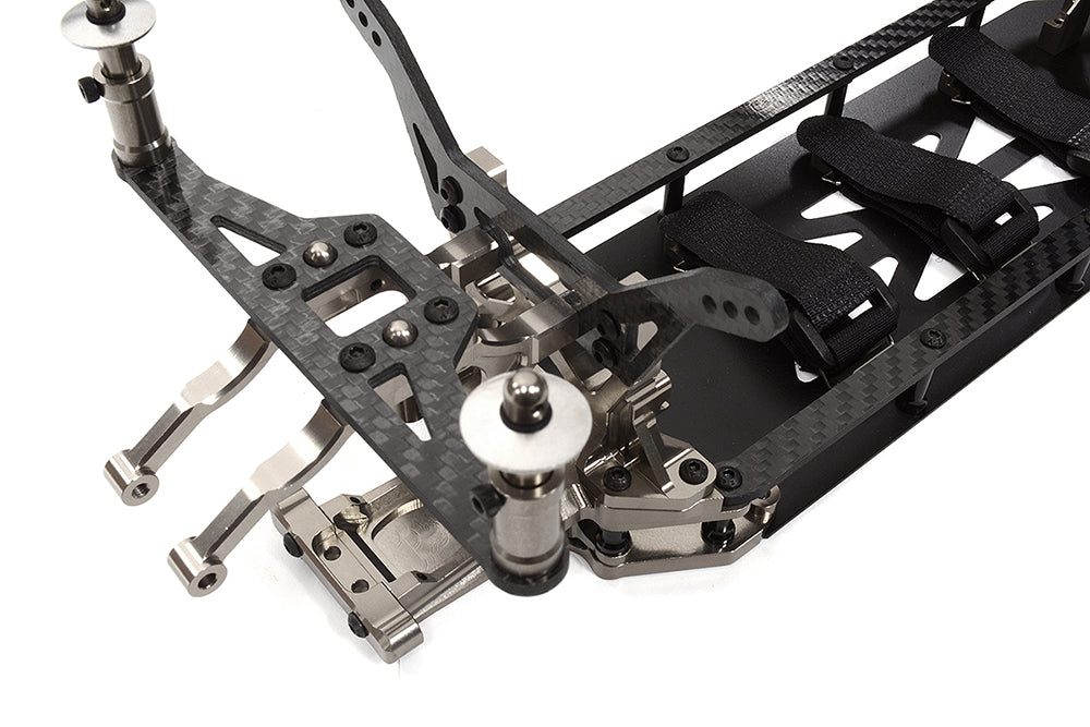 Alloy Chassis & Carbon Fiber Conversion Kit for Team Associated DR10 Drag