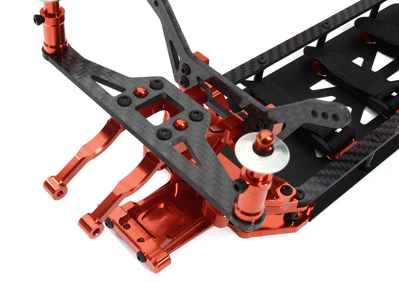Alloy Chassis & Carbon Fiber Conversion Kit for Team Associated DR10 Drag | DR10 Drag Race Car RTR