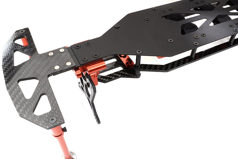 Alloy Chassis & Carbon Fiber Conversion Kit for Team Associated DR10 Drag | DR10 Drag Race Car RTR
