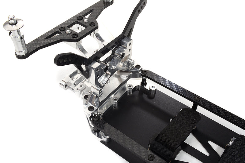 Alloy Chassis & Carbon Fiber Conversion Kit for Team Associated DR10 Drag