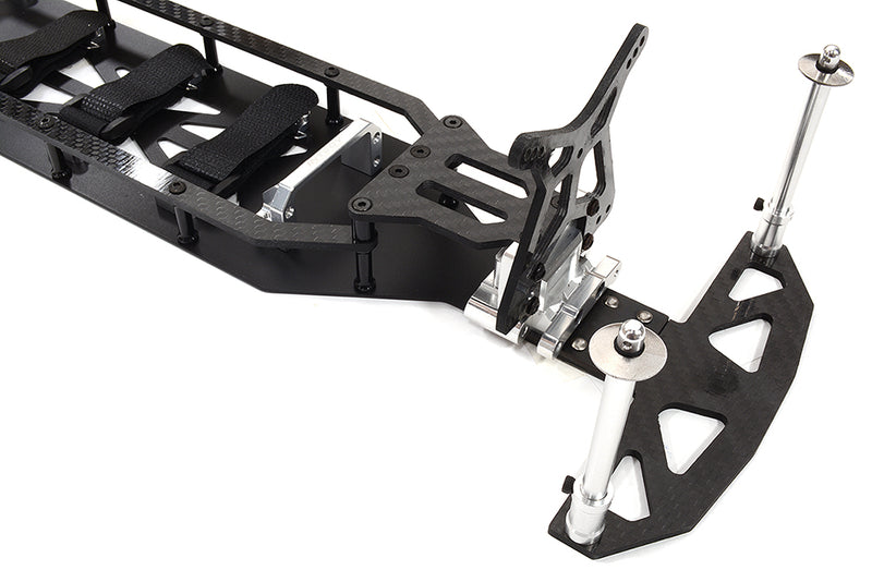 Alloy Chassis & Carbon Fiber Conversion Kit for Team Associated DR10 Drag