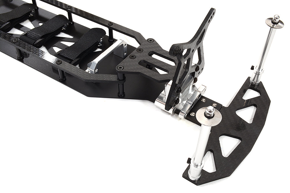 Carbon Fiber Complete Chassis Conversion Kit for Team Associated DR10 Drag RTR