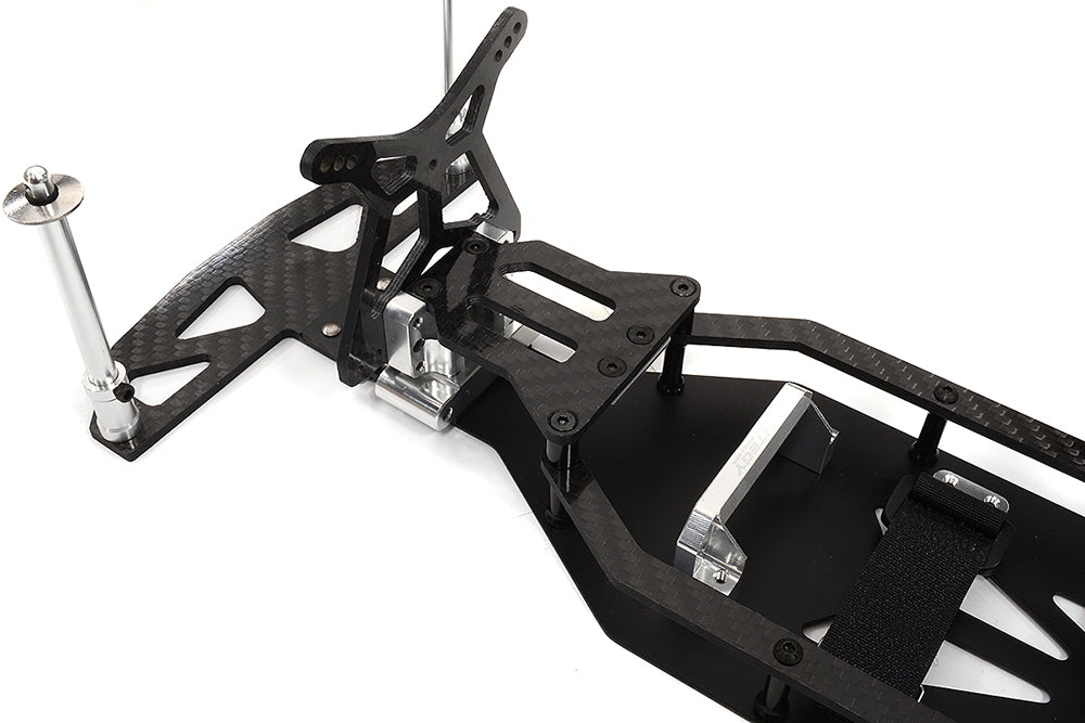 Carbon Fiber Complete Chassis Conversion Kit for Team Associated DR10 Drag RTR