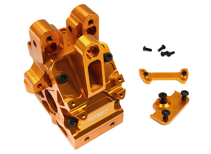 Orange Billet Machined F/R Gear Box Housing for Arrma 1/5 Kraton 4X4 8S BLX