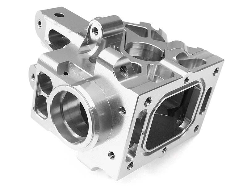 Silver Billet Machined F/R Gearbox Housing for Arrma 1/5 Kraton 4X4 8S BLX