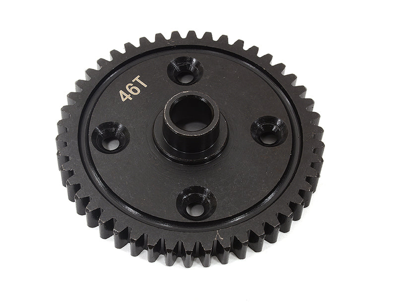 Billet Machined 46-Tooth Spur Gear for 1/8 Traxxas Sledge 4WD - Black