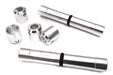 Silver Billet Machined Center Drive Shaft Upgrade Set for Axial SCX6 Crawler
