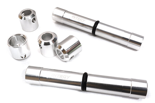 Silver Billet Machined Center Drive Shaft Upgrade Set for Axial SCX6 Crawler