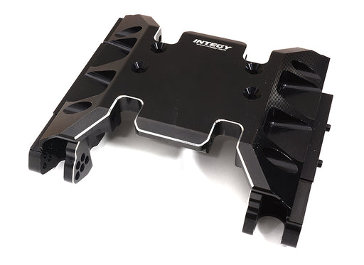 Billet Machined Center Transmission Gearbox Lower Mount for Axial SCX6 Crawler