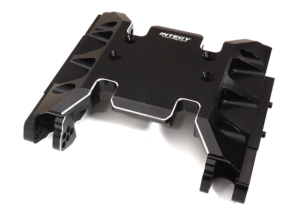 Billet Machined Center Transmission Gearbox Lower Mount for Axial SCX6 Crawler
