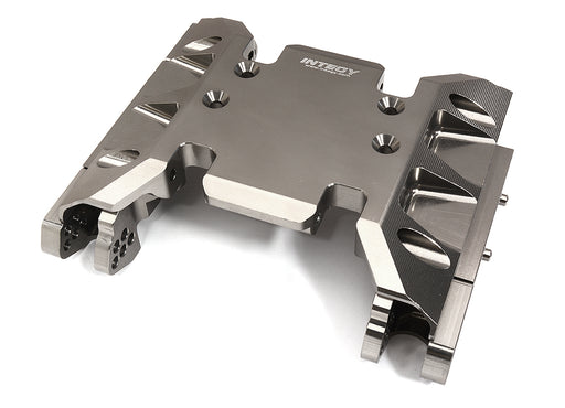 Billet Machined Center Transmission Gearbox Lower Mount for Axial SCX6 Crawler