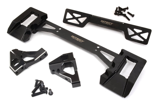 Black Alloy Machined Rear Body Mount Upgrade for Traxxas Sledge 4WD 1/8 Scale