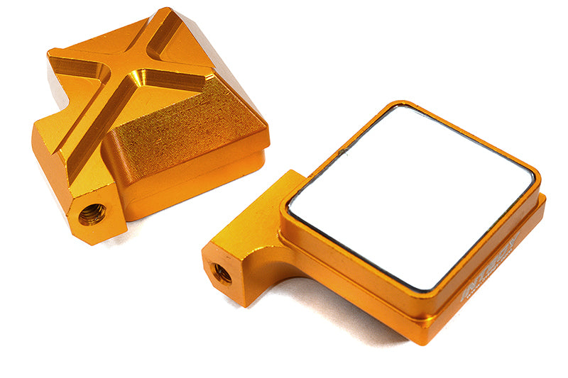 Billet Machined Realistic Side View Mirrors for Axial SCX6 Crawler