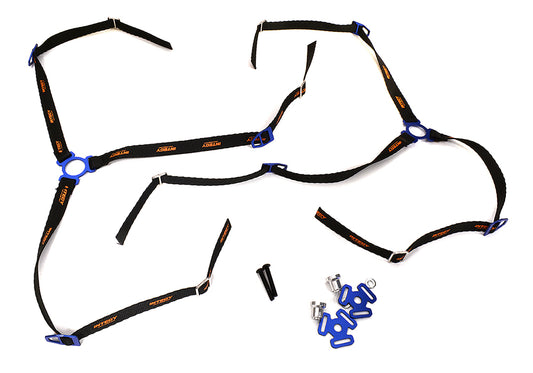 Realistic Spare Tire Straps w/ Mounts for Traxxas 1/7 Unlimited Desert Racer