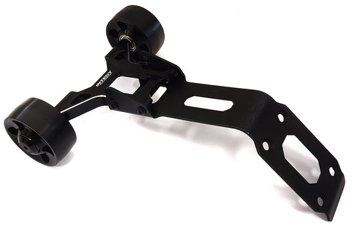 Black Billet Machined Wheelie Bar for Traxxas 1/8 Sledge 4WD Monster Truck