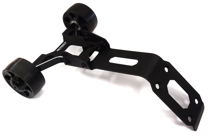 Black Billet Machined Wheelie Bar for Traxxas 1/8 Sledge 4WD Monster Truck