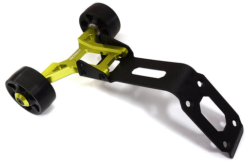 Green Billet Machined Wheelie Bar for Traxxas 1/8 Sledge 4WD Monster Truck