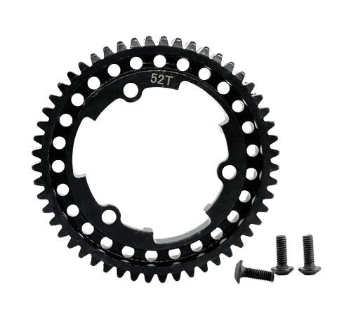 Billet Machined Steel 52T Spur Gear MOD1 for Traxxas E-Revo 2.0, Maxx & X-Maxx