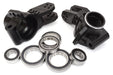 Alloy Machined Rear Hub Carriers w/ 6 Bearings for Arrma 1/8 Kraton & Outcast