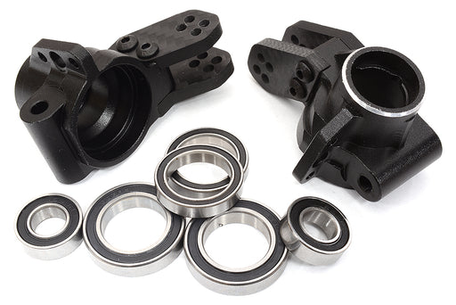 Alloy Machined Rear Hub Carriers w/ 6 Bearings for Arrma 1/8 Kraton & Outcast