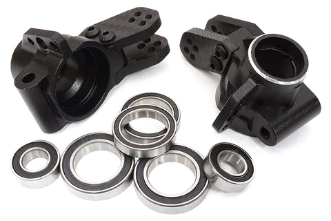 Alloy Machined Rear Hub Carriers w/ 6 Bearings for Arrma 1/8 Kraton & Outcast