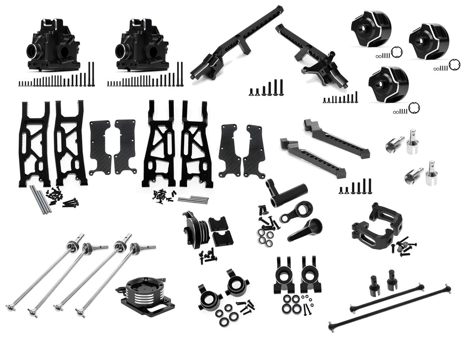 Alloy Machined Conversion Kit for Traxxas 1/8 Sledge 4WD