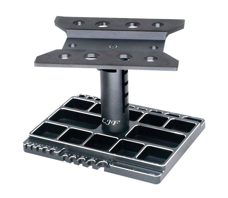 Alloy 1/8 & 1/10 Car Stand Workstation Organizer 160x130x170mm