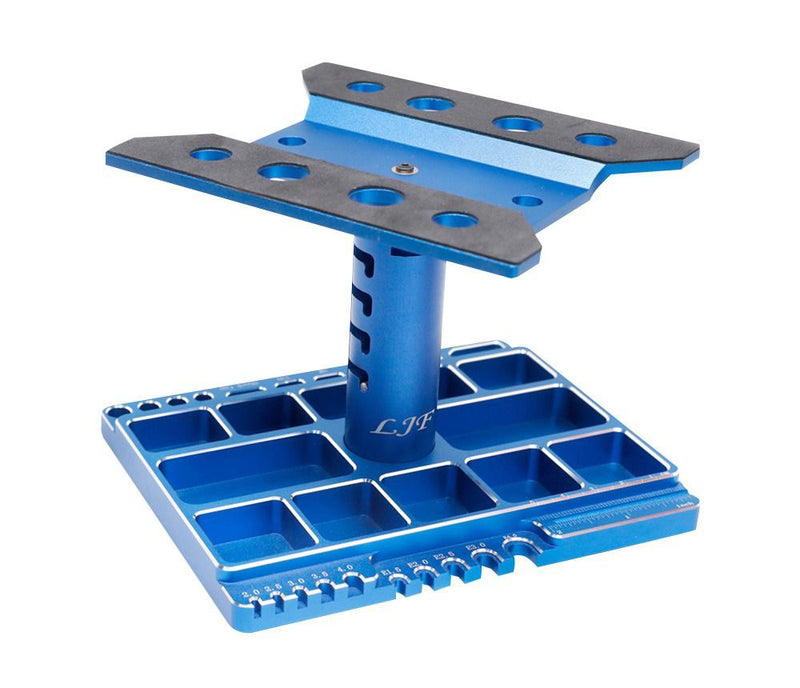 Alloy 1/8 & 1/10 Car Stand Workstation Organizer 160x130x170mm