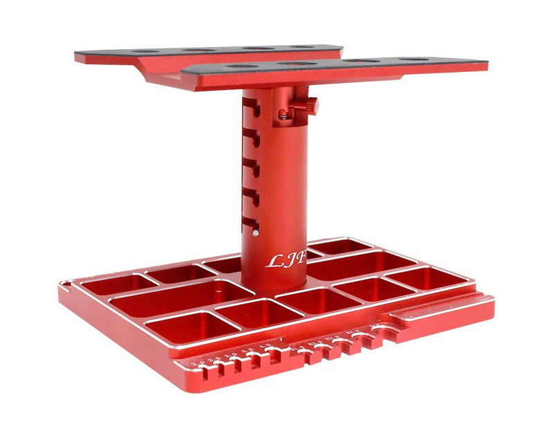 Alloy 1/8 & 1/10 Car Stand Workstation Organizer 160x130x170mm