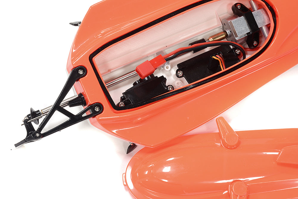 Mini Mono-Q Speed Boat 303mm w/ Motor, ESC and Controller ARTR Kit - Red
