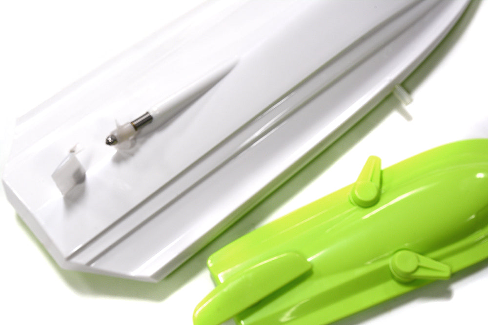 Mini ECO-Q Speed Boat 255mm w/ Motor, ESC and Controller ARTR Kit - Green