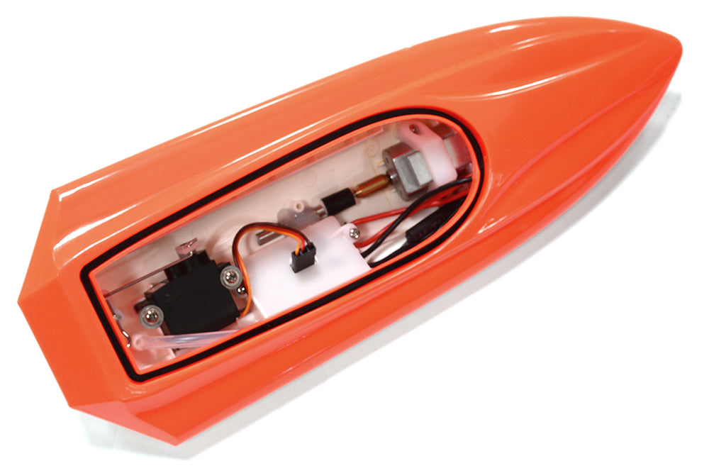 Mini ECO-Q Speed Boat 255mm w/ Motor, ESC and Controller ARTR Kit - Red