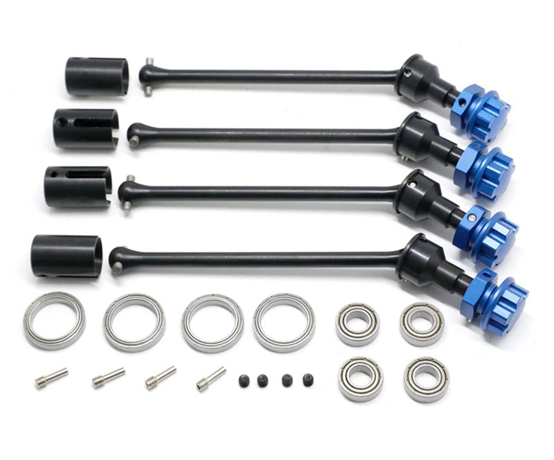 Universal Drive Shafts (4) w/ 17mm Hex for Traxxas 1/10 Maxx V2 w/ WideMaxx