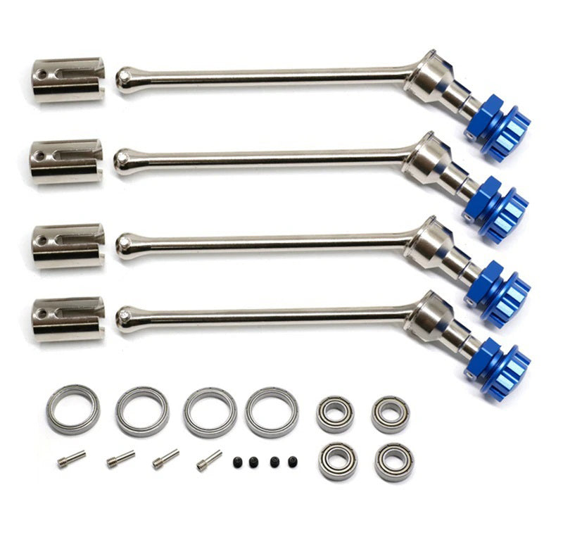 Universal Drive Shafts (4) w/ 17mm Hex for Traxxas 1/10 Maxx V2 w/ WideMaxx